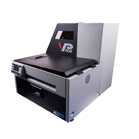VP-700-STD Label Printer Front Right View