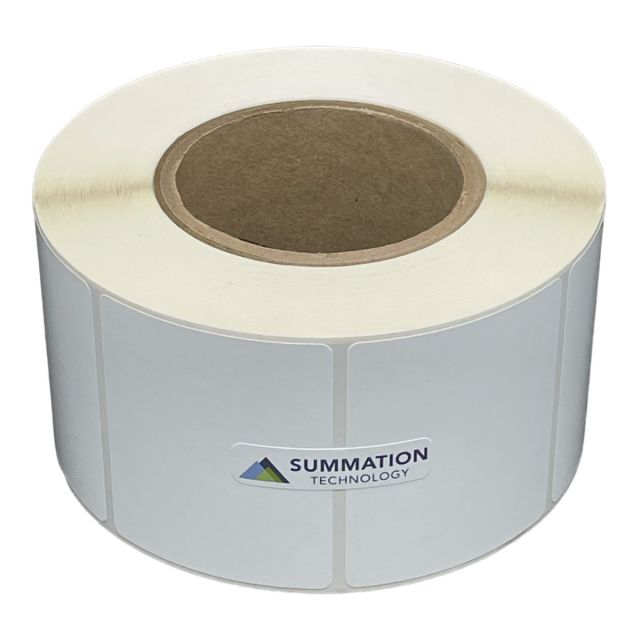 High Gloss Polyester 3x2.5 in. Rectangle Inkjet Label Roll 